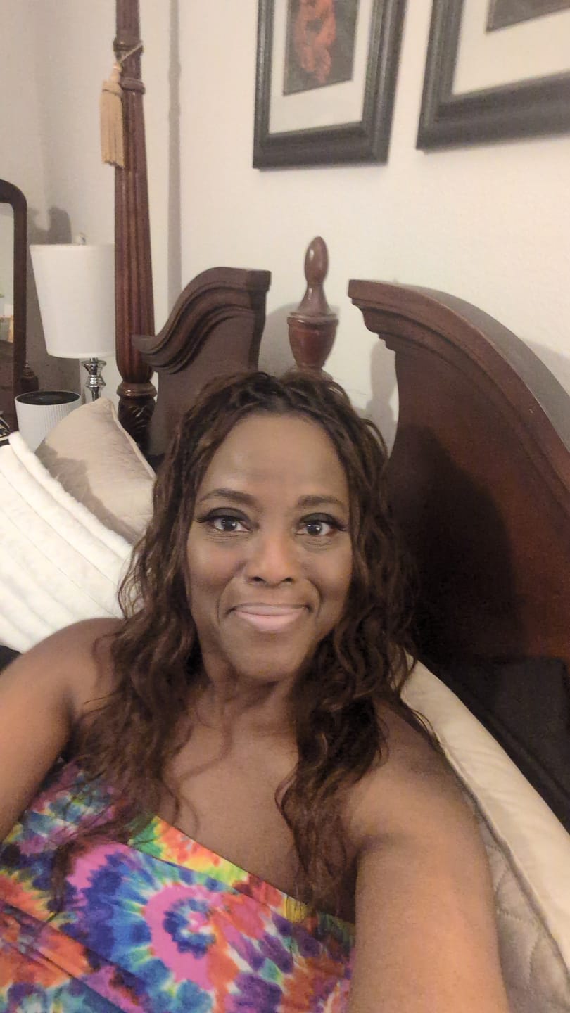 Customer photo review of #4 Medium Brown Body Wave Human Crochet Hair