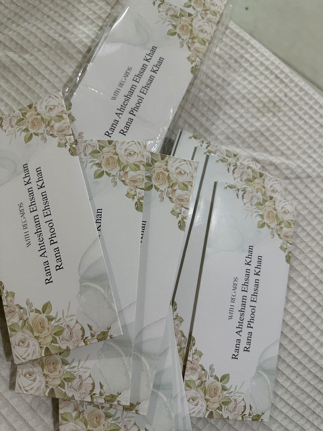 Customer photo review of Golden Petals Envelop