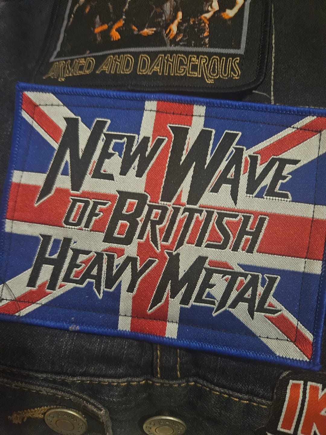 Customer photo review of New Wave Of British Heavy Metal - Patch