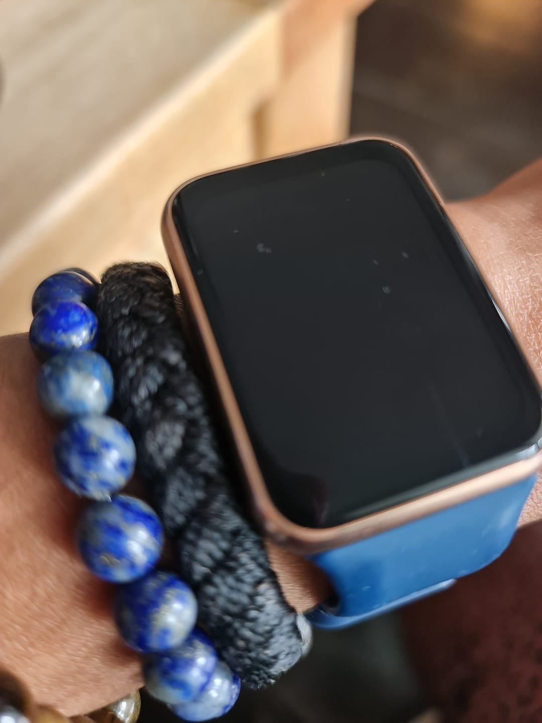 Customer photo review of Lapis Lazuli Bracelet