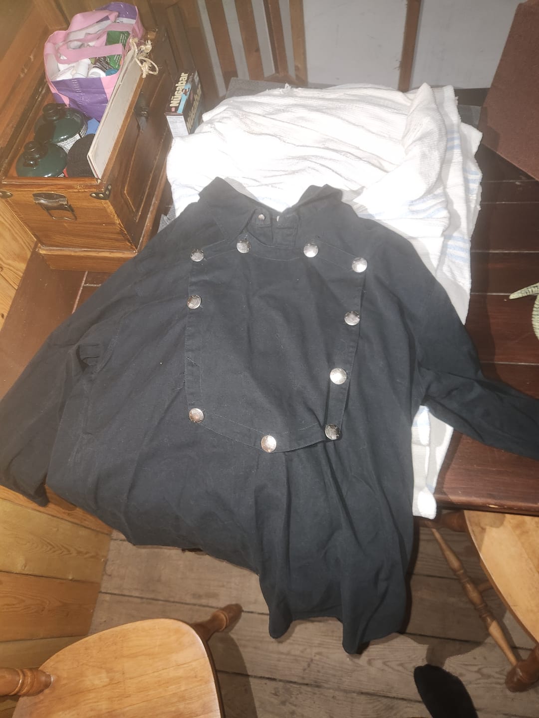 Customer photo review of Scully Men's Bib Front Shirt