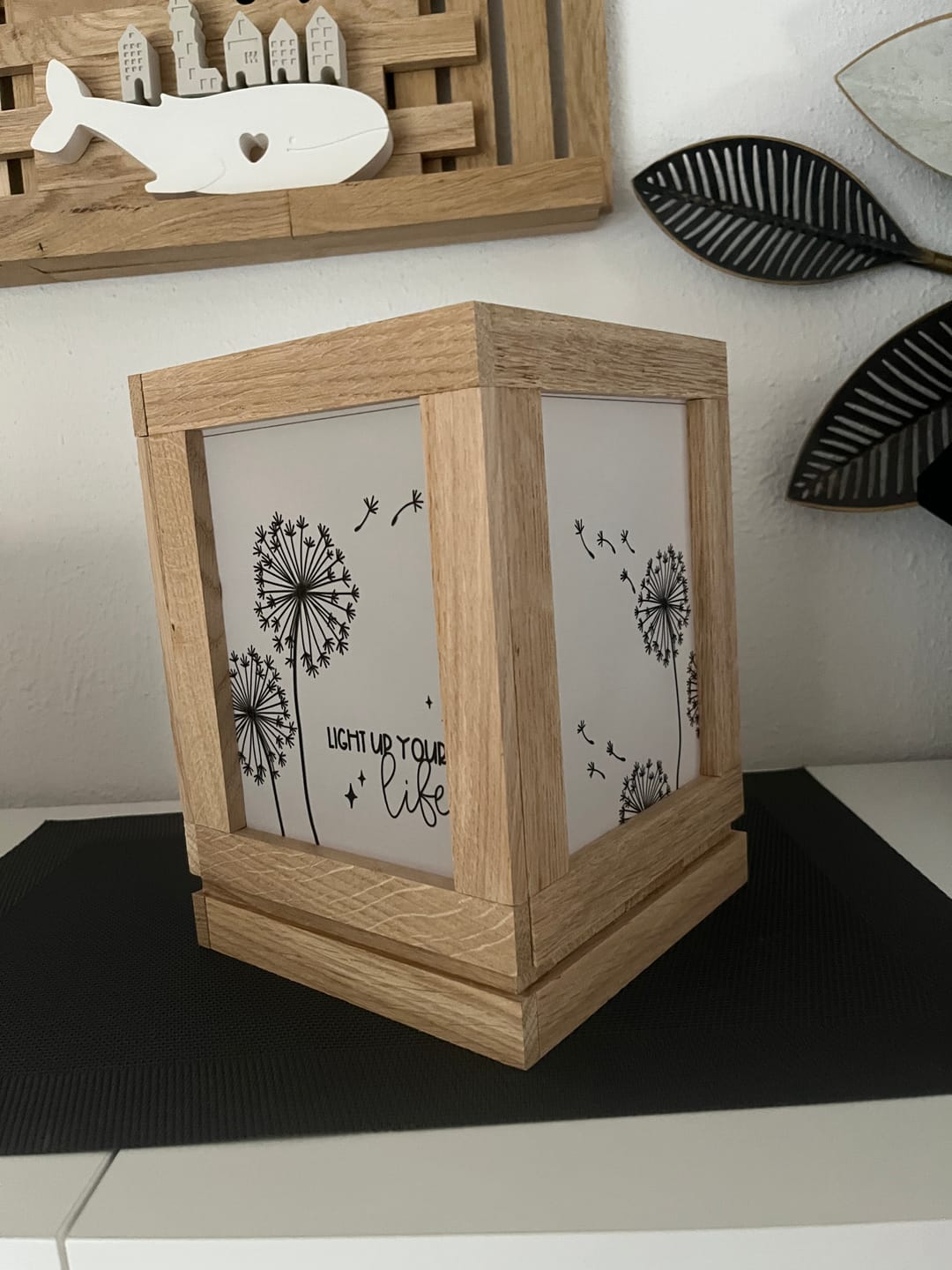 Customer photo review of Laterne PDF - Pusteblumen
