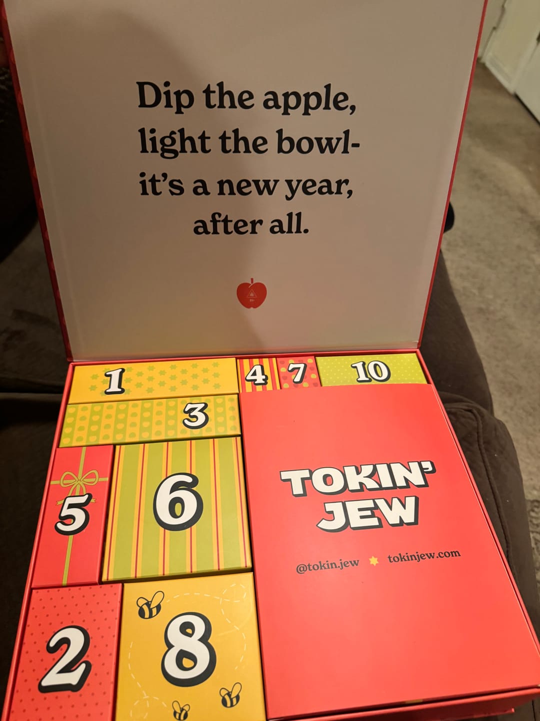 Customer photo review of The Highest of Holidays Advent Calendar