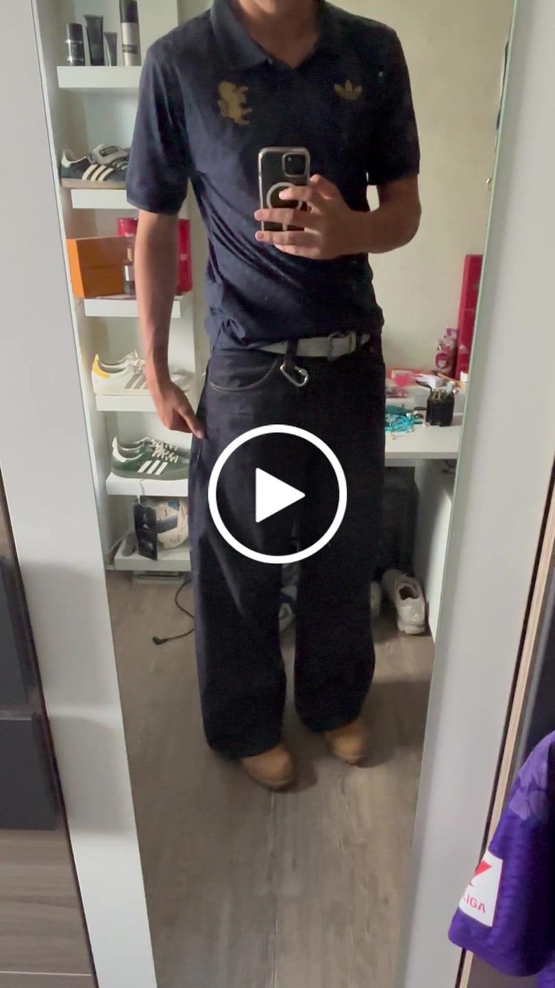 Customer video review of Raw Denim Jeans Blue
