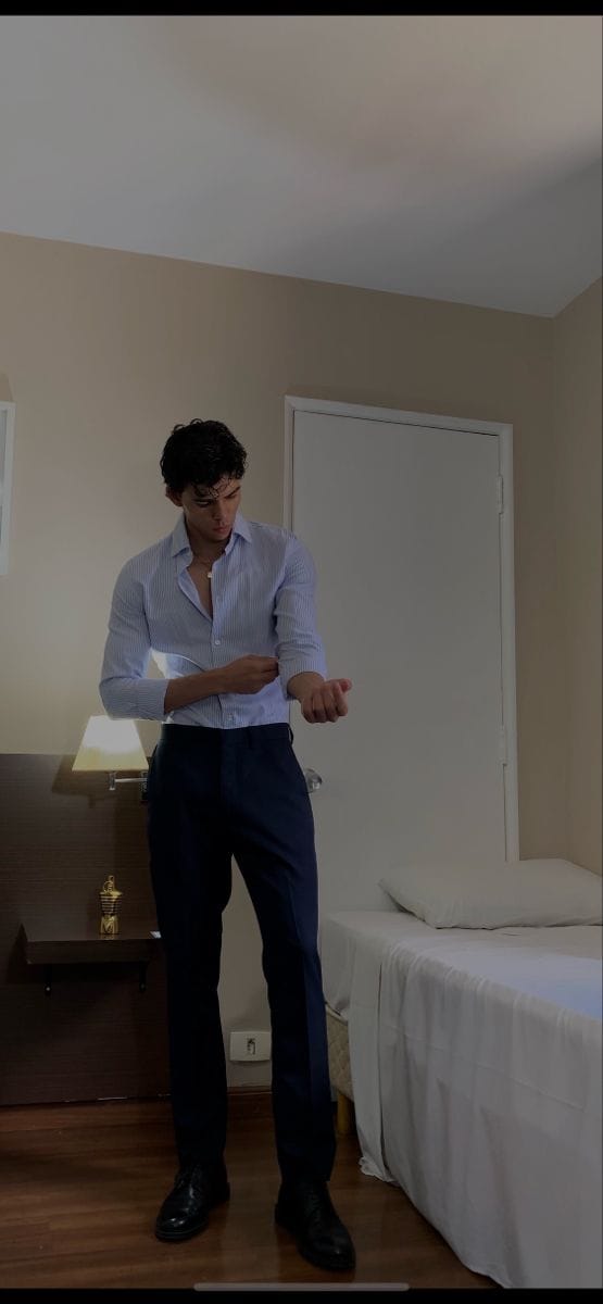 Customer photo review of Mallorca Linen Pantalon