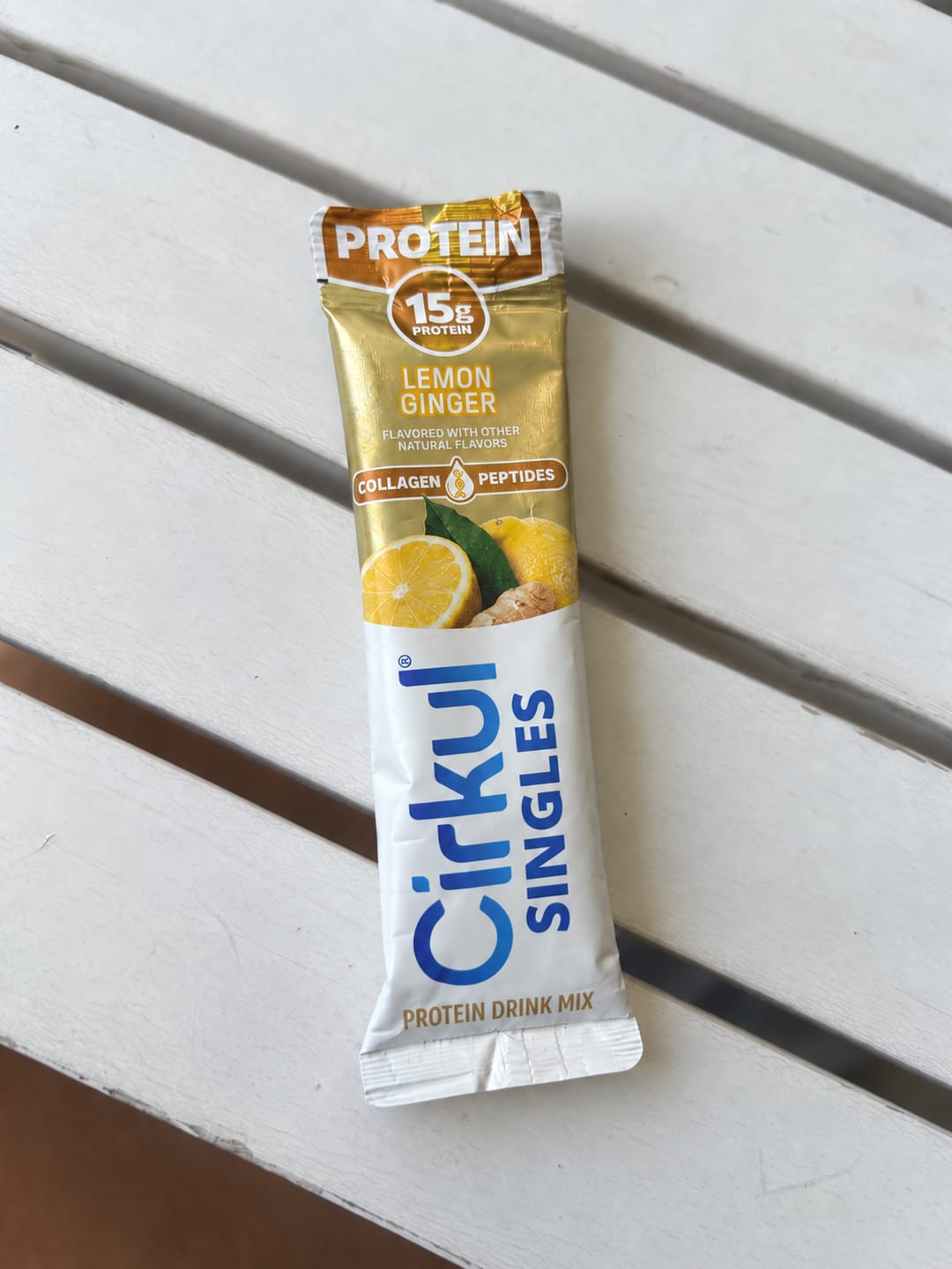 Customer photo review of Protein Lemon Ginger