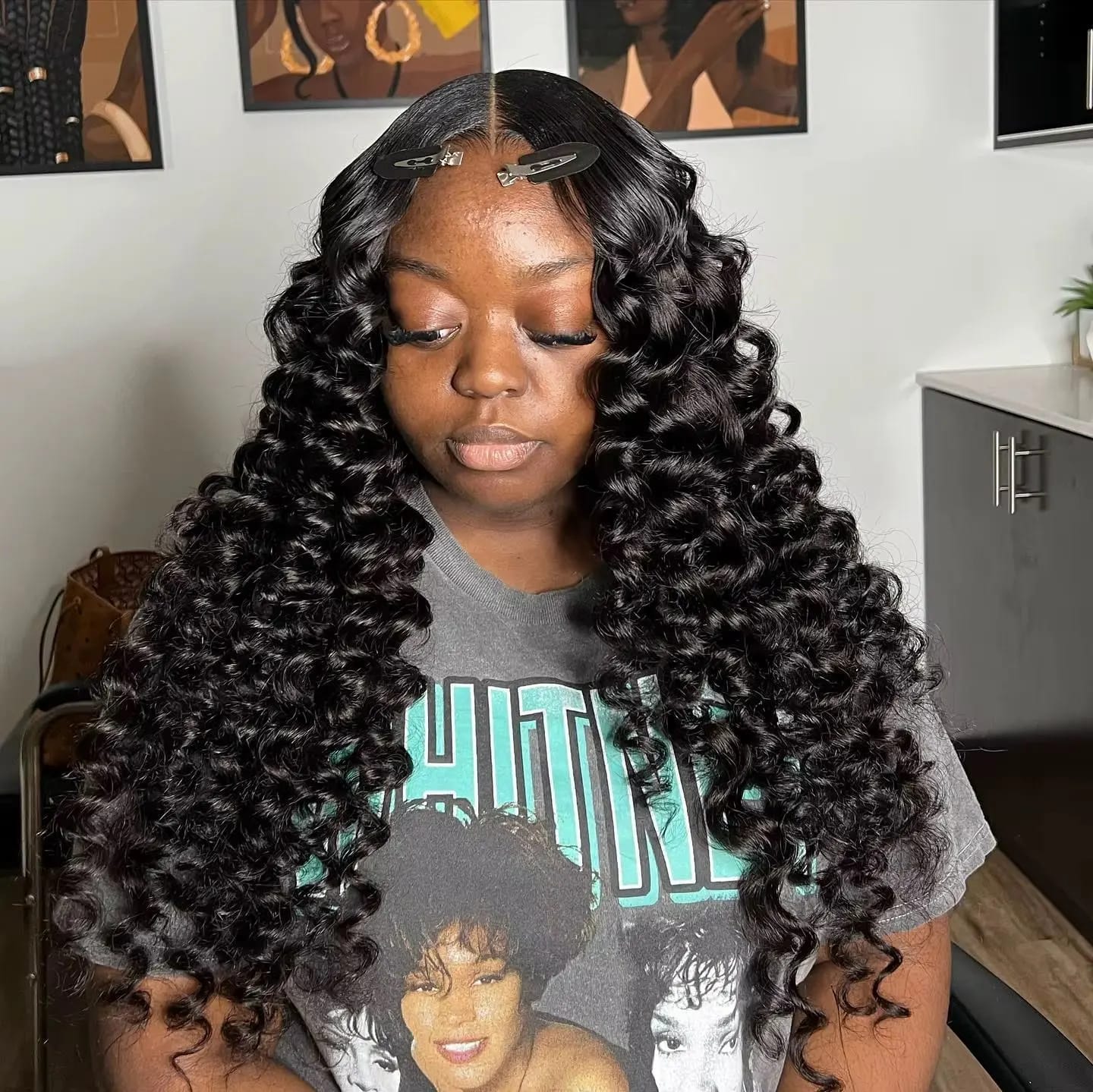 Customer photo review of Wave Goddess — Raw Peruvian 13x4/13x6 HD Lace Front Wig | Glueless, Wear & Go