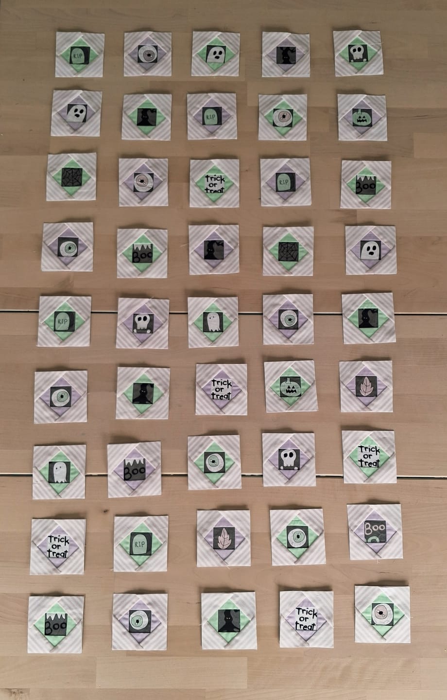 Customer photo review of Plain 14 Piece Cotton Fat Quarter Bundle - Big Pack