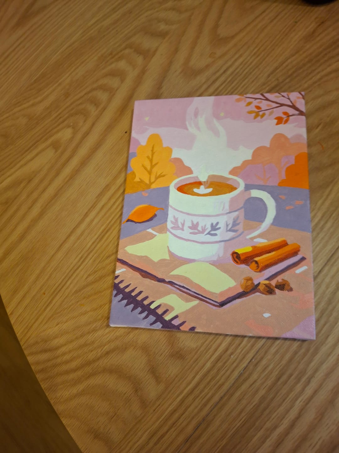 Customer photo review of 6 Mini Paintings - Pumpkin Spice Picnic Set