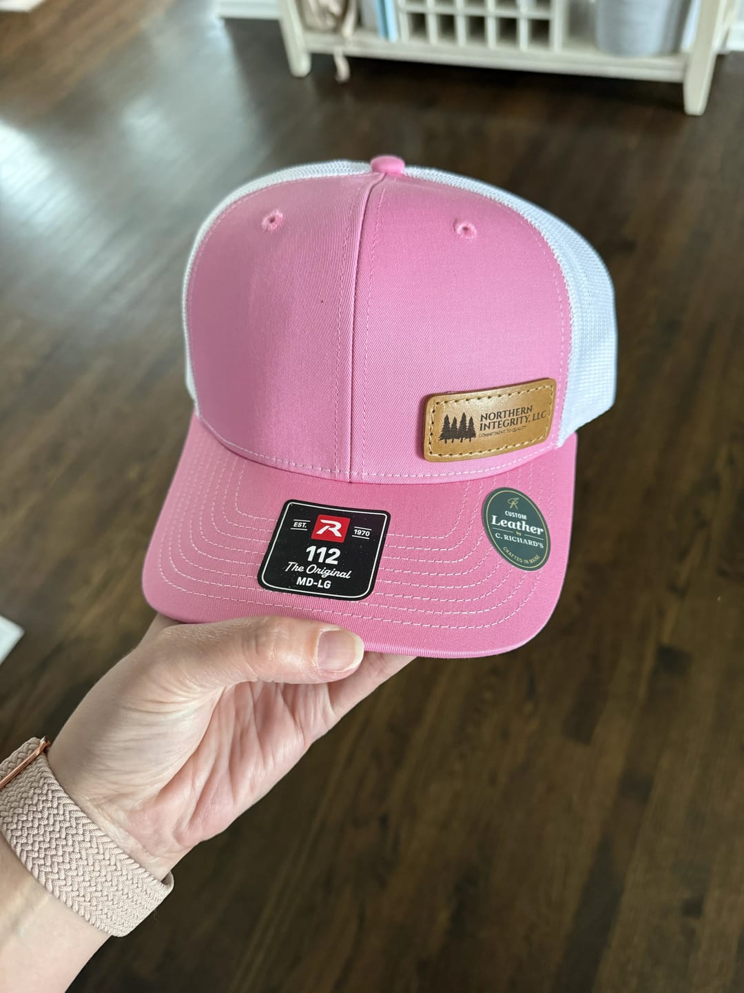 Customer photo review of Richardson 112 Custom Leather Patch Hat