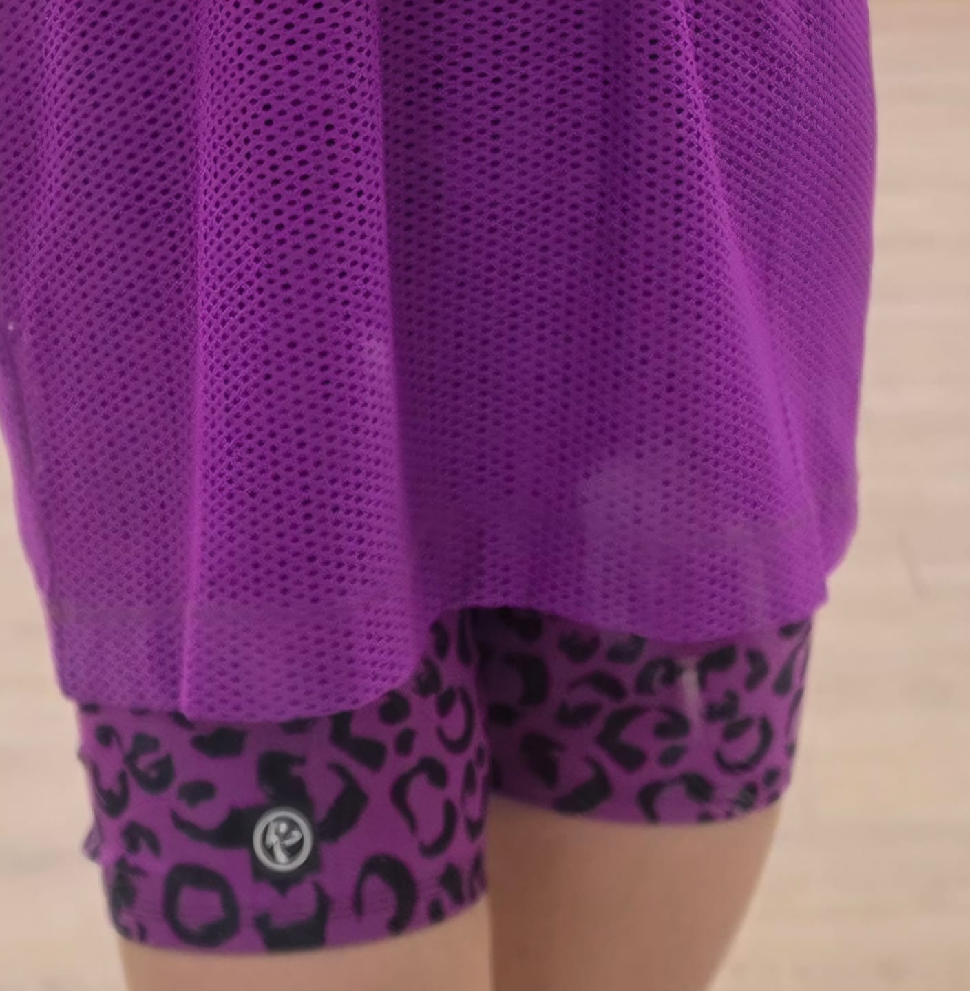 Customer photo review of Ultrabright High Waisted Biker Shorts
