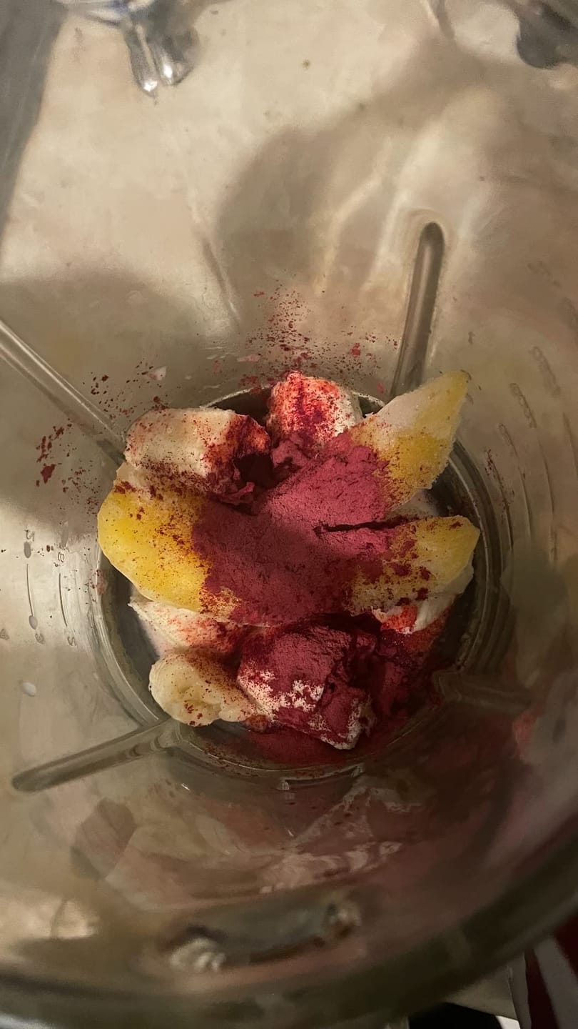 Customer photo review of Nutri Glow Beetroot Powder 250g