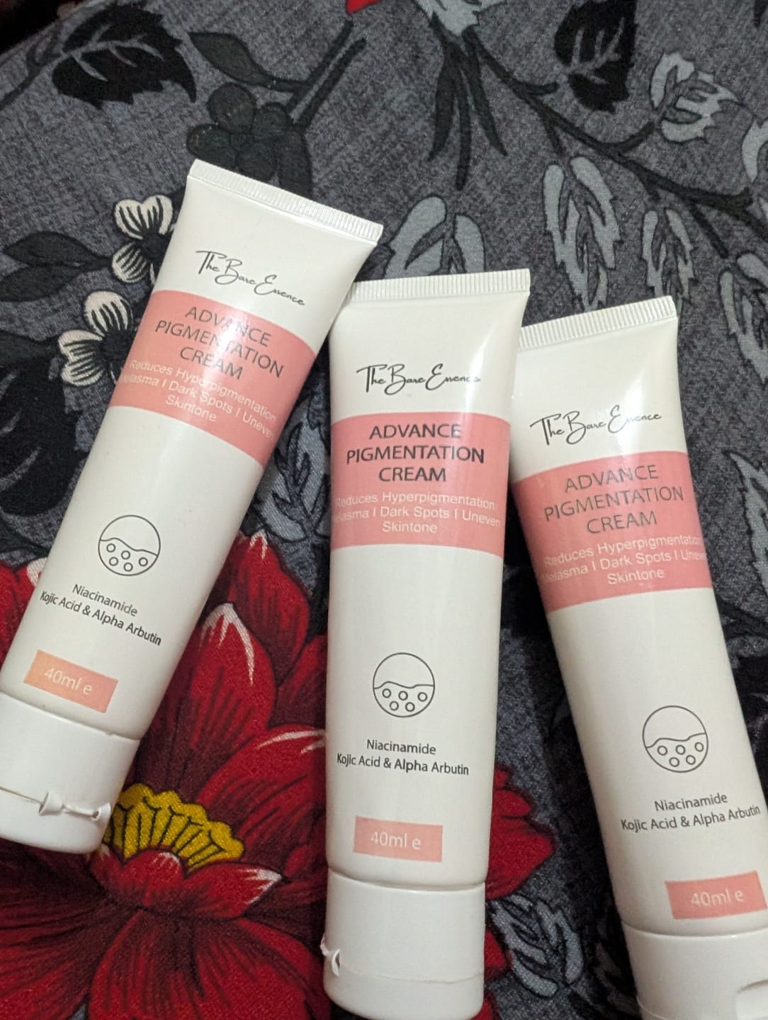 Customer photo review of Pack of 2 Face Pigmentation Cream