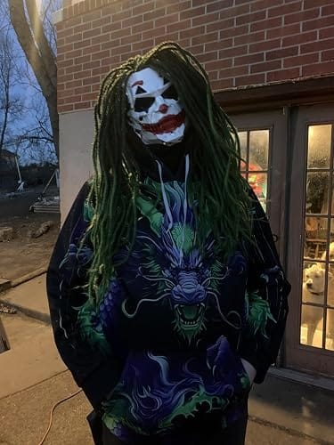 Customer photo review of HauntHQ™Joker Mask