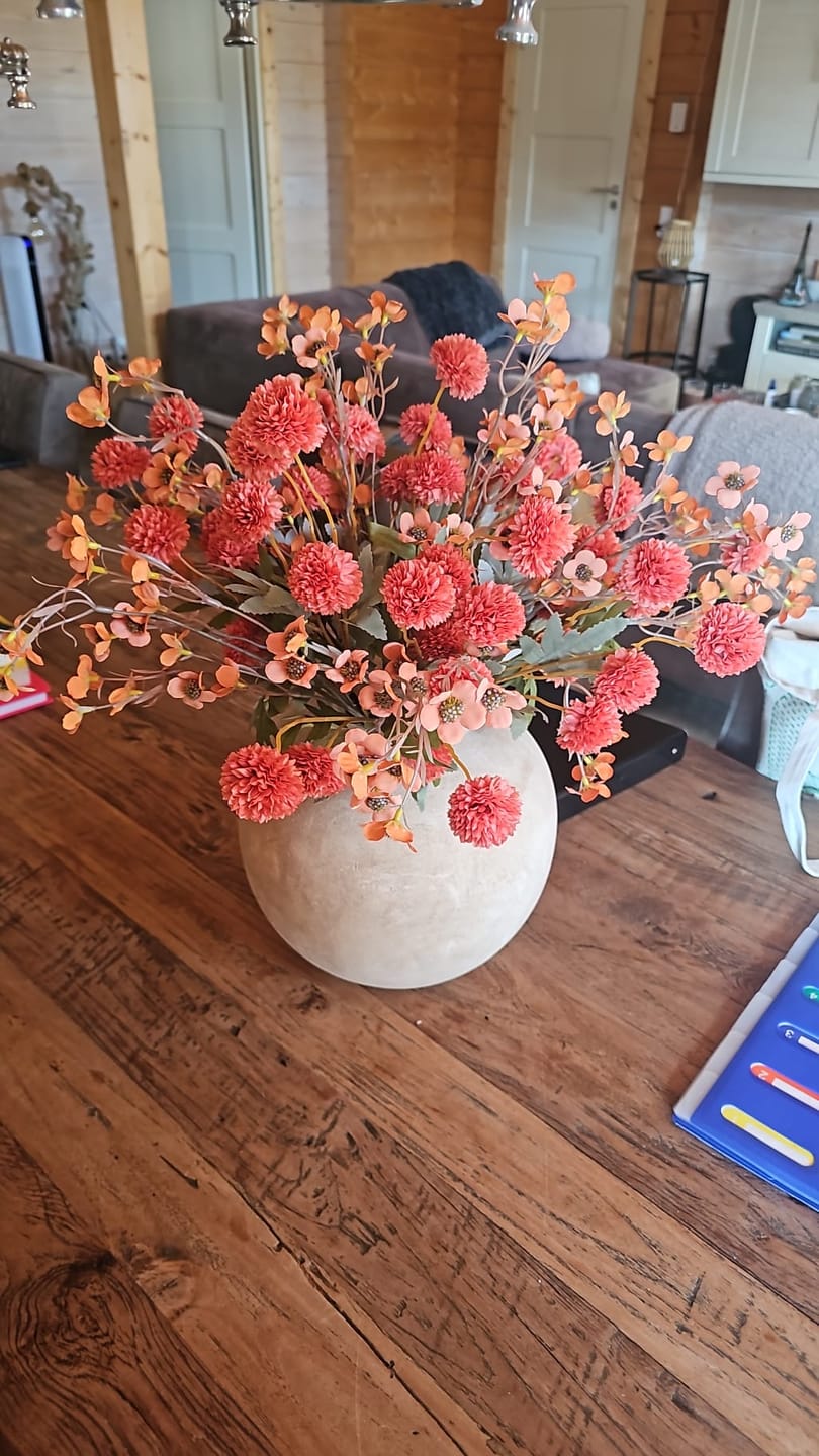 Customer photo review of Wax Arrangement - Terracotta