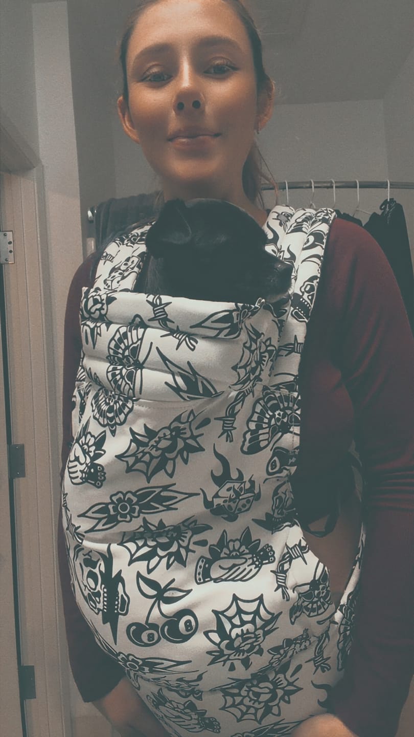Customer photo review of The Dahlia Carrier in Bad Boy