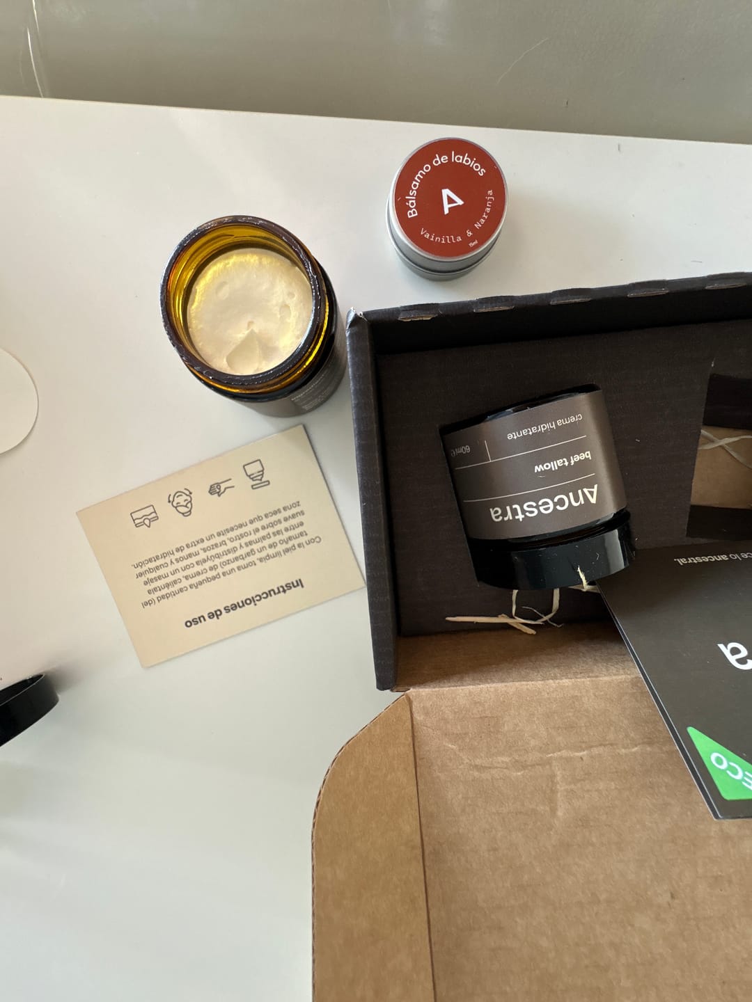 Customer photo review of Crema hidratante