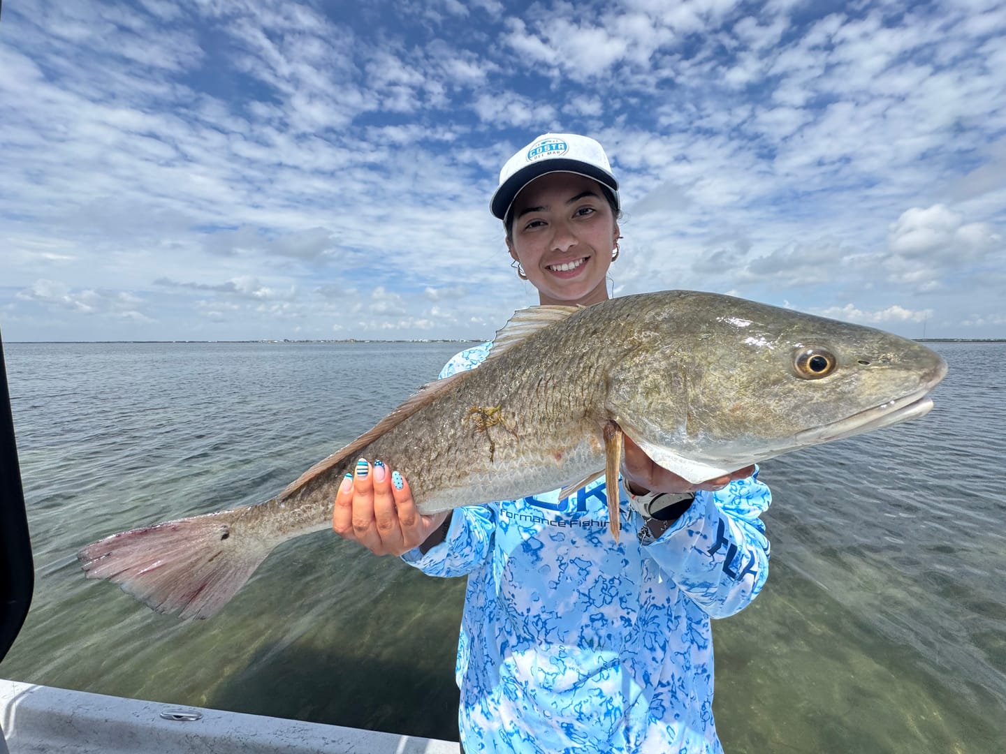 Customer photo review of 8 Strand No Fade Braided Fishing Line Series - Super Sleek & Smooth Braided Fishing Line - High Performance Fishing Line For Saltwater & Freshwater