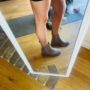 Customer photo review of Women’s Casual Waterproof Rain Boots(5 Colors)