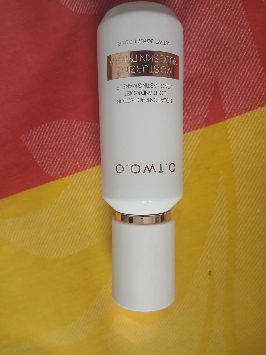 Customer photo review of O.TWO.O MOISTURISING NUDE SKIN PRIMER