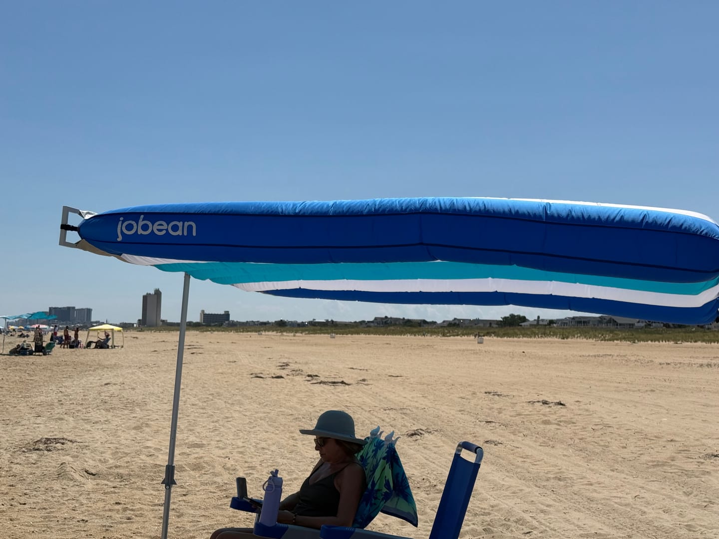 Customer photo review of ShadeSock™ - Wind-Inflating, Silent Beach Shade