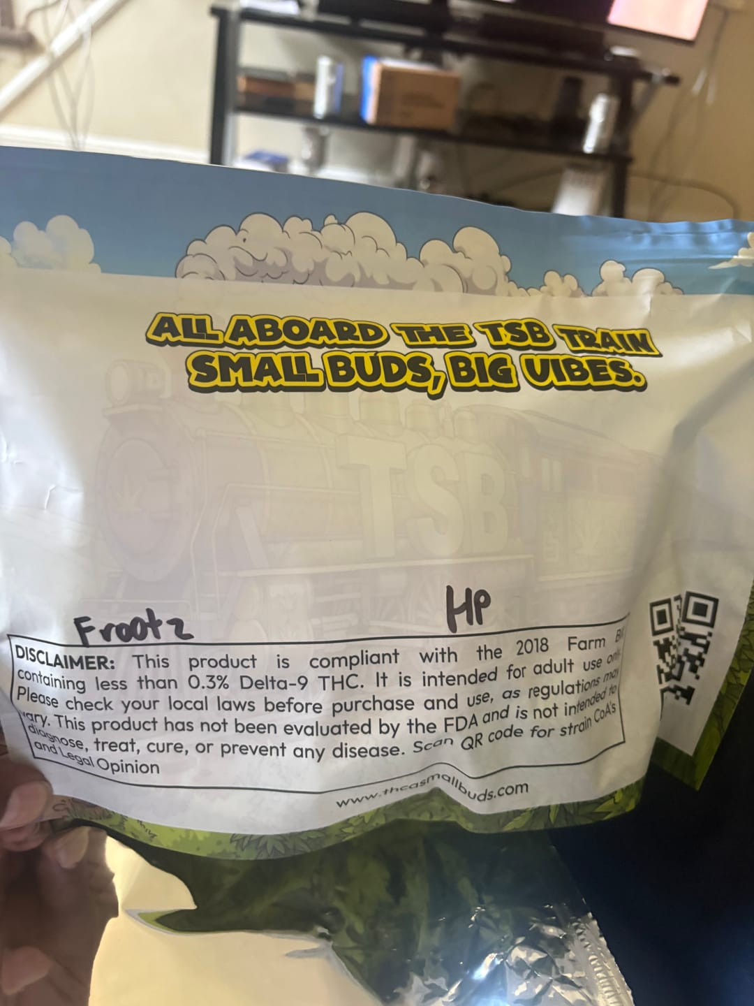 Customer photo review of Cheap THCA Smalls Pound