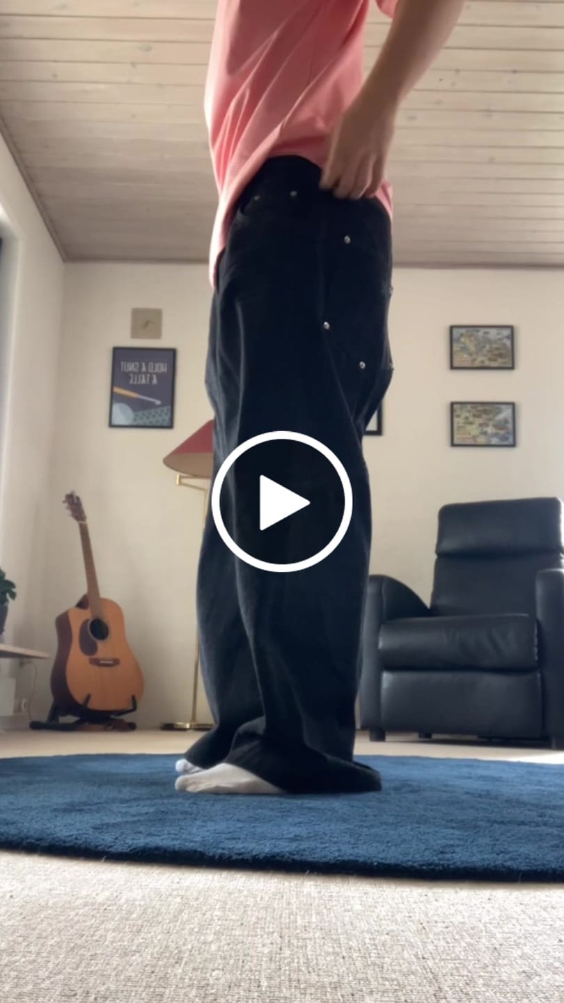 Customer video review of Raw Baggy Denim Jeans Black