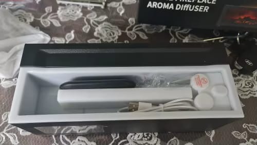 Customer photo review of Difusor con efecto chimenea