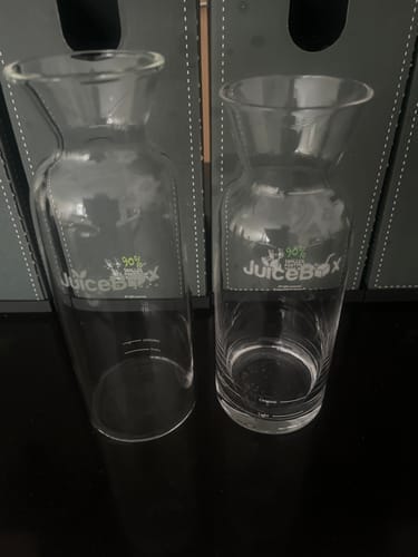 Customer photo review of JuiceBox Glazen Karaffen Set - 2x 600ml