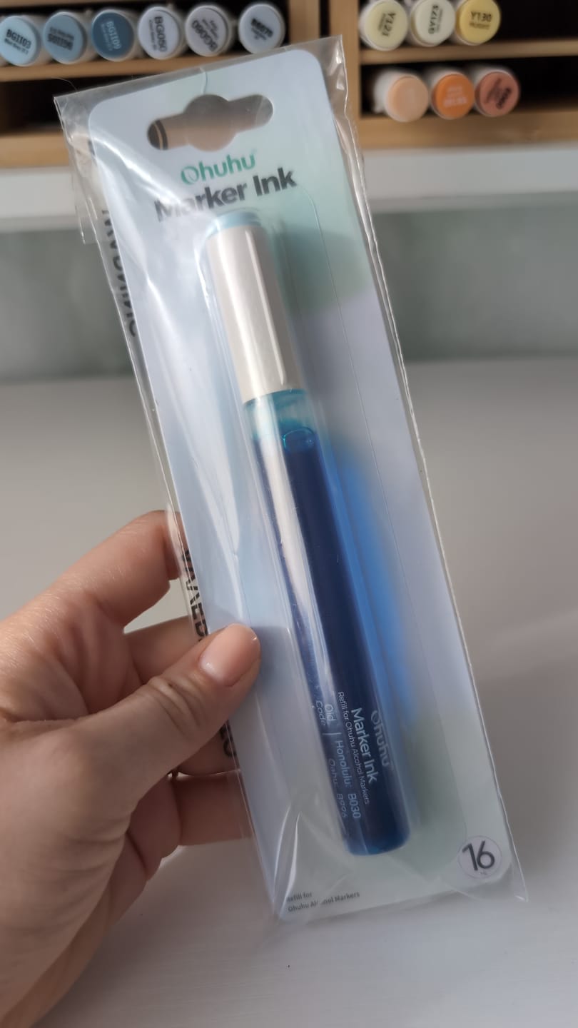Customer photo review of Ohuhu Marker Ink B03 / B996 / B030 Refill for Alcohol marker