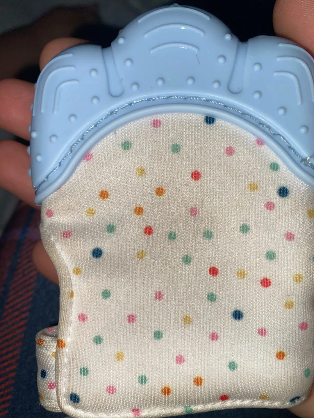Customer photo review of Baby Teething Mitten [Free Today]