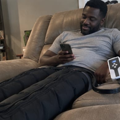 Customer photo review of Air Compression Recovery Boots PRO