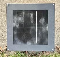 Customer photo review of RIRZ CUBE | Modern Solar Outdoor Post Light