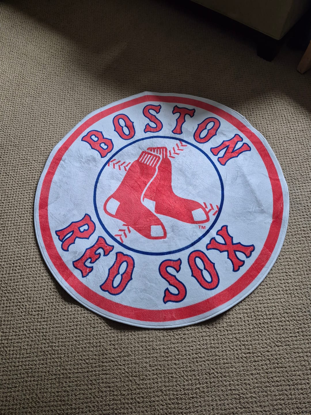 Customer photo review of Philadelphia Flyers rug