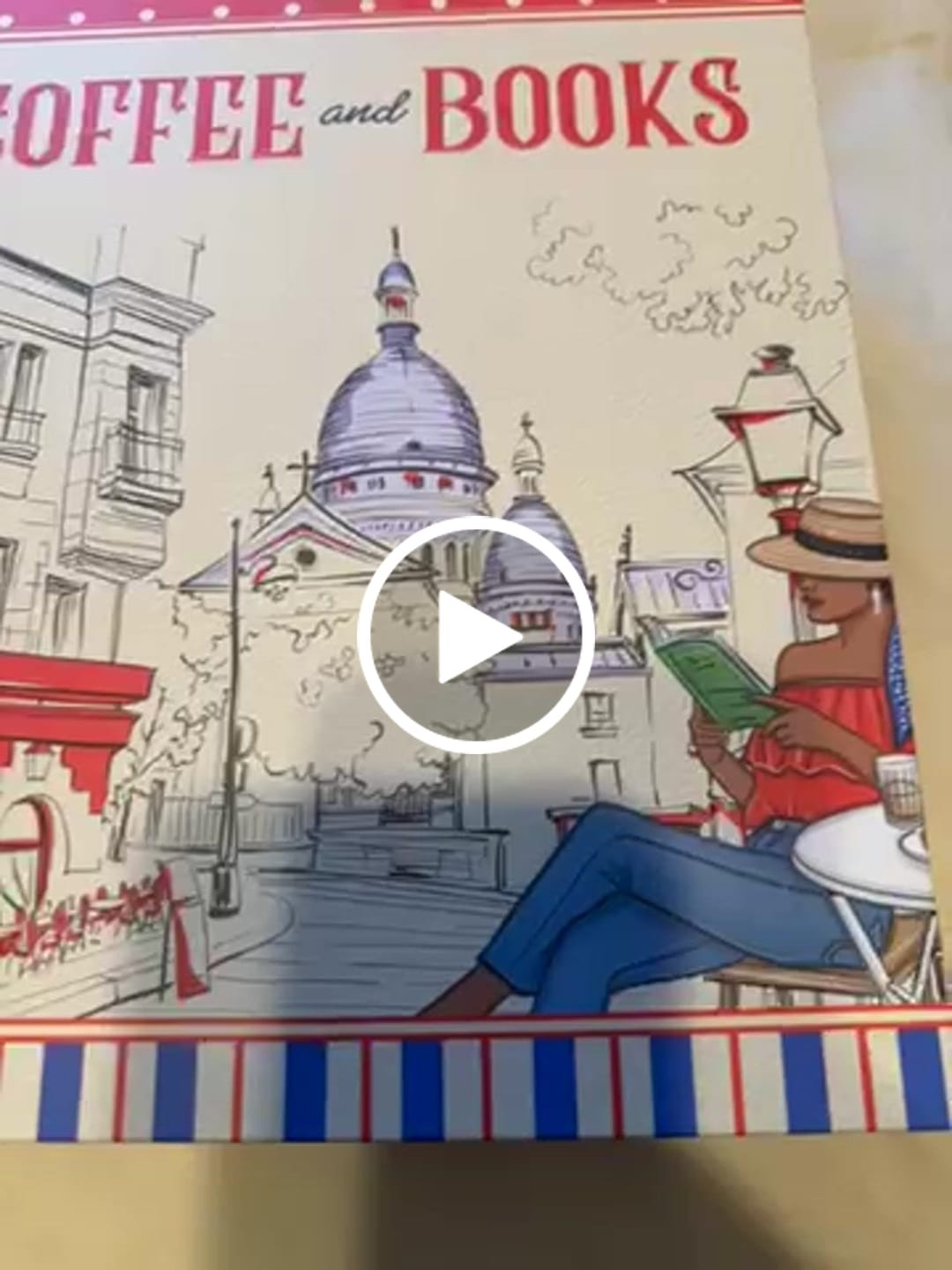 Customer video review of Coffee and Books Box