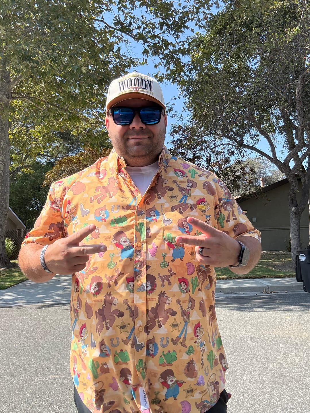 Customer photo review of Disney and Pixar Toy Story "Howdy" – 5-Panel Hat