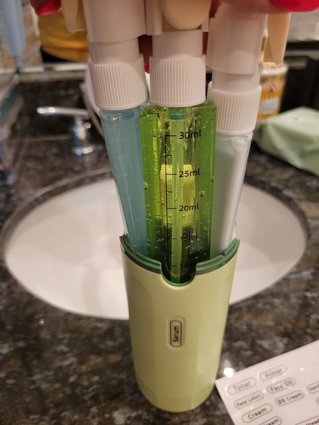 Customer photo review of VIRELO™ 4-in-1 Travel Bottle