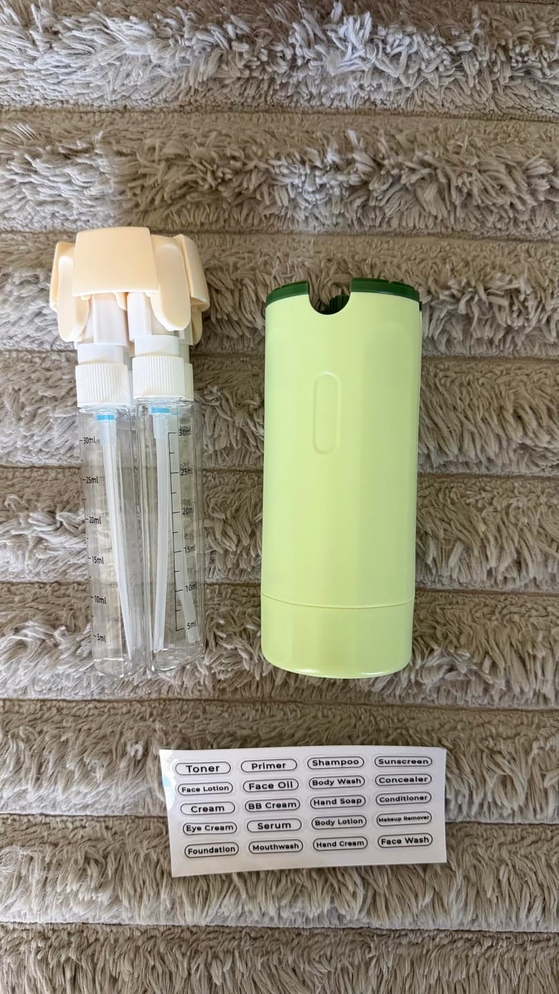 Customer photo review of VIRELO™ 4-in-1 Travel Bottle