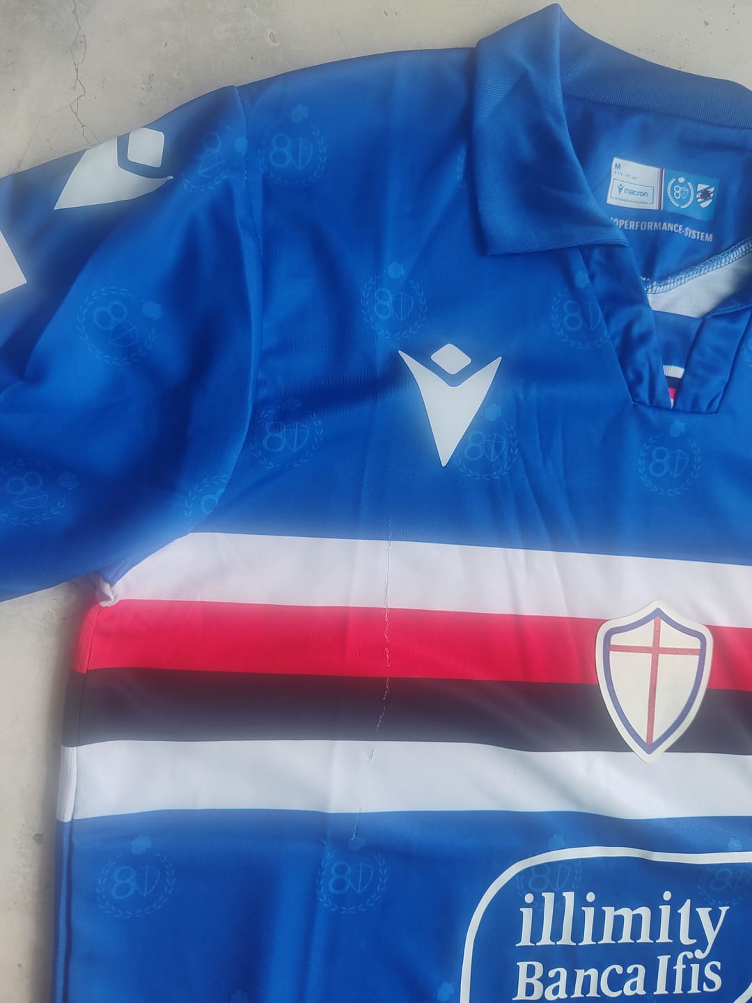 Customer photo review of Camiseta UC Sampdoria Home 26/27