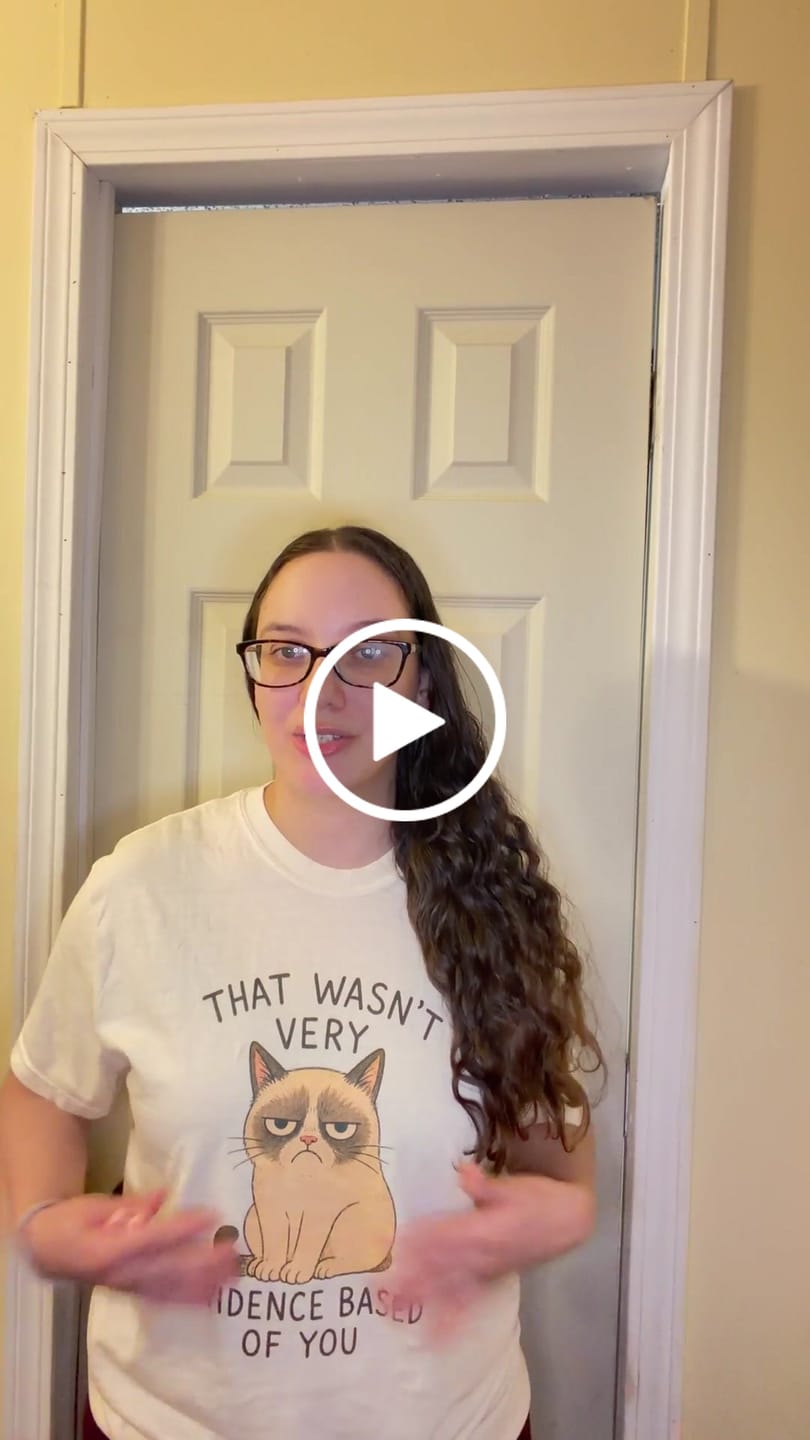 Customer video review of That Wasn't Very Evidence Based of You T-shirt