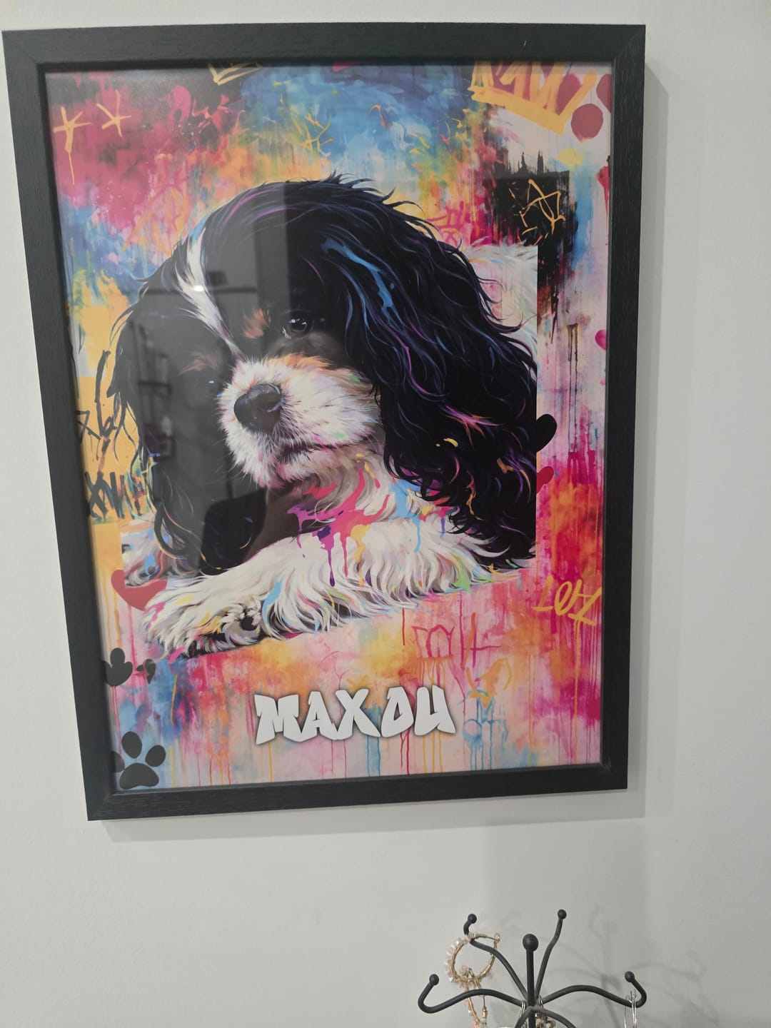 Customer photo review of Le graffiti - Poster personnalisé