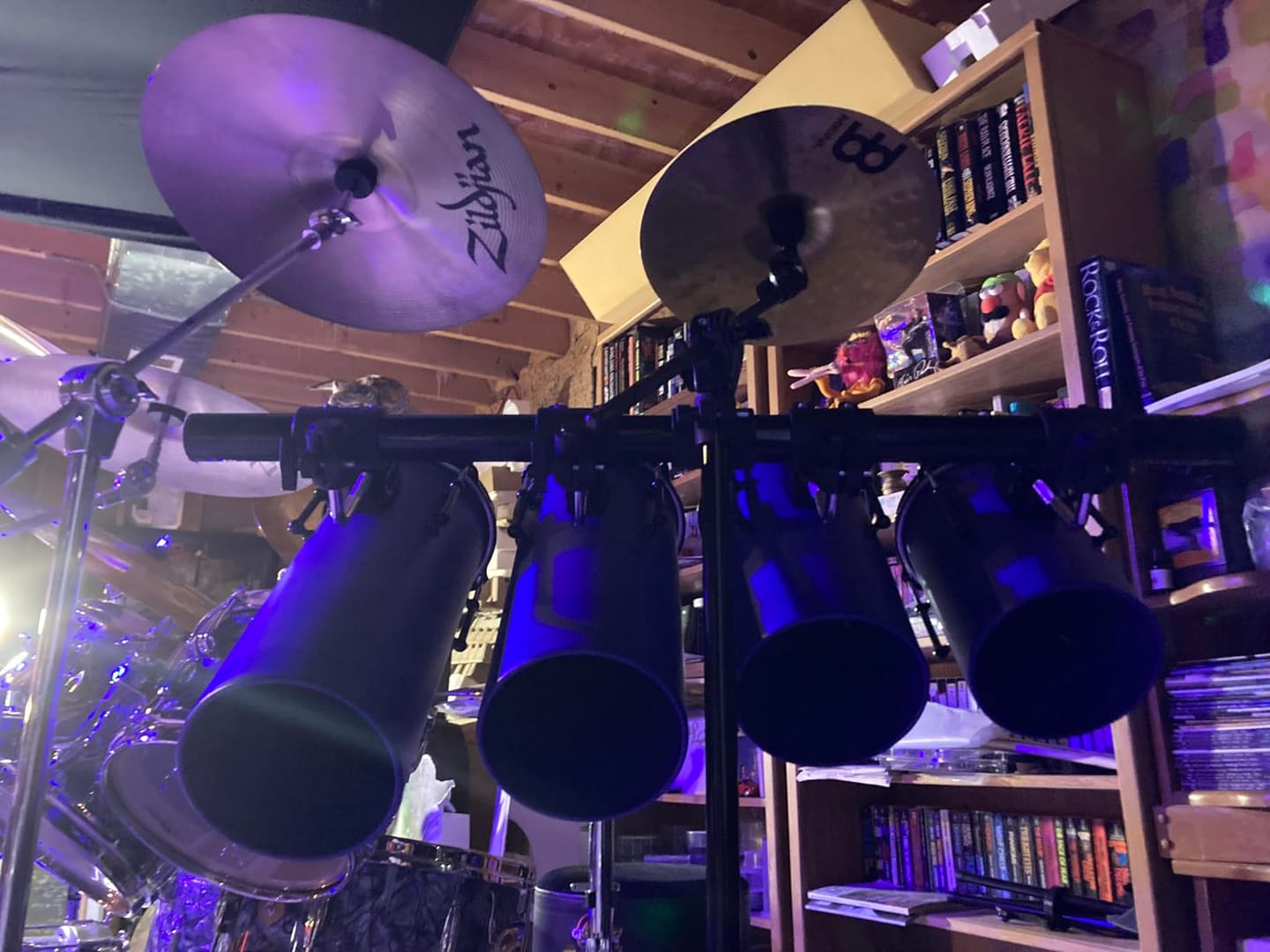 Customer photo review of Rocket Roto Tom Drum Set 6"×8.6-14.5"