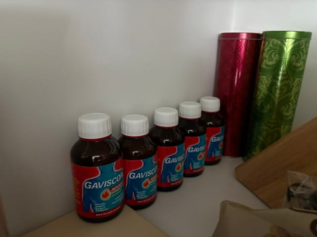 Customer photo review of Gaviscon Advance Peppermint Flavour Oral Suspension, 250ml 6 Pack