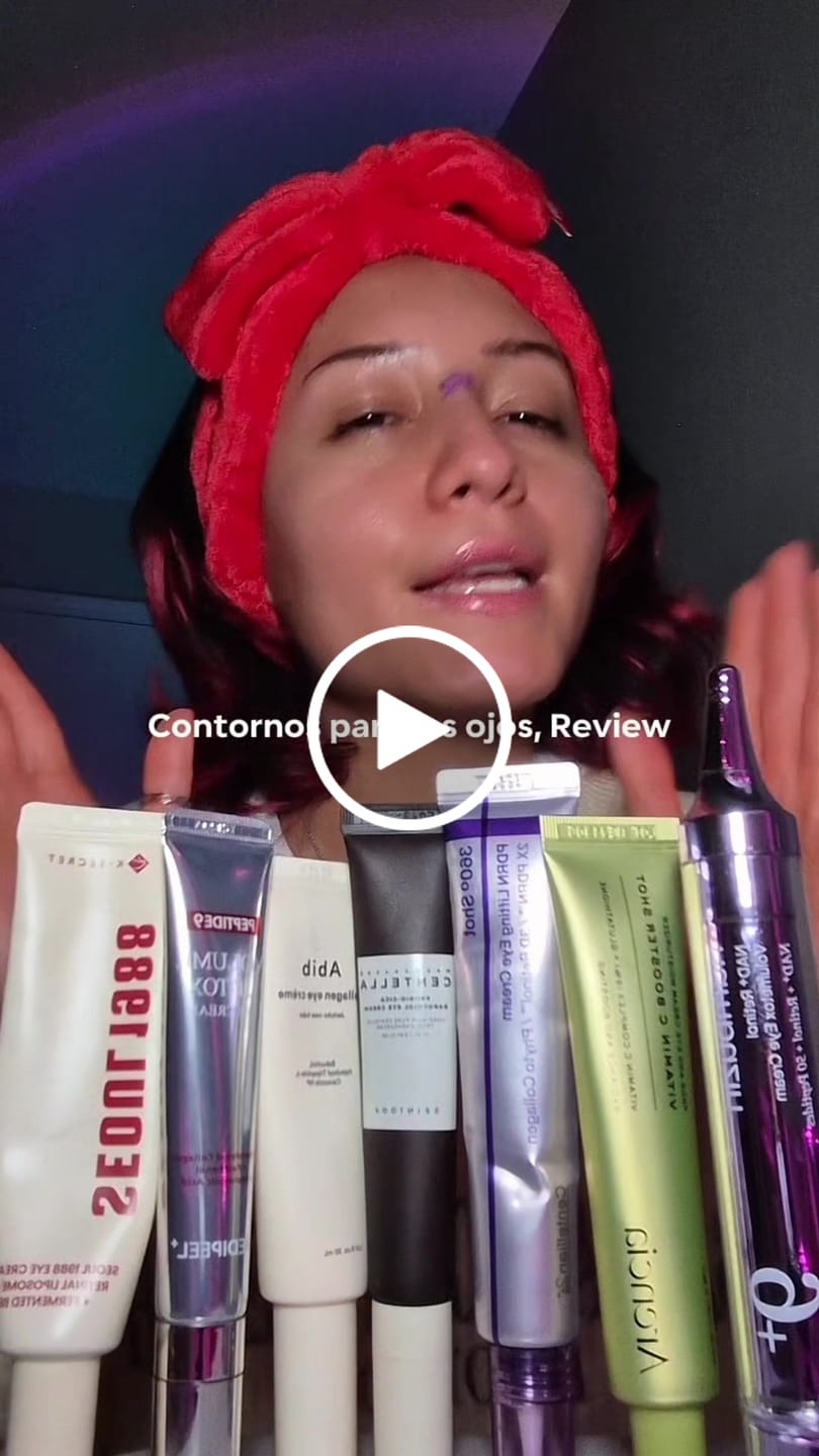 Customer video review of 360º Shot PDRN lifting Eye cream 30ml