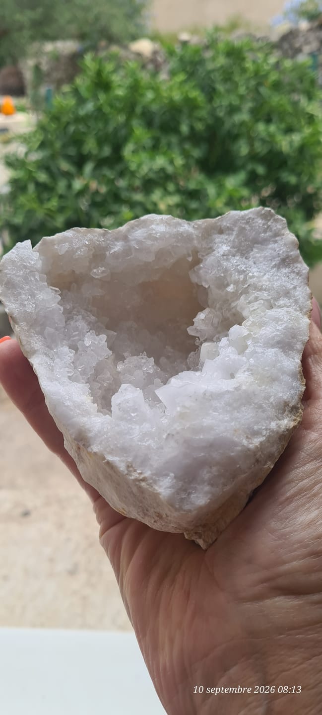 Customer photo review of Géode de quartz