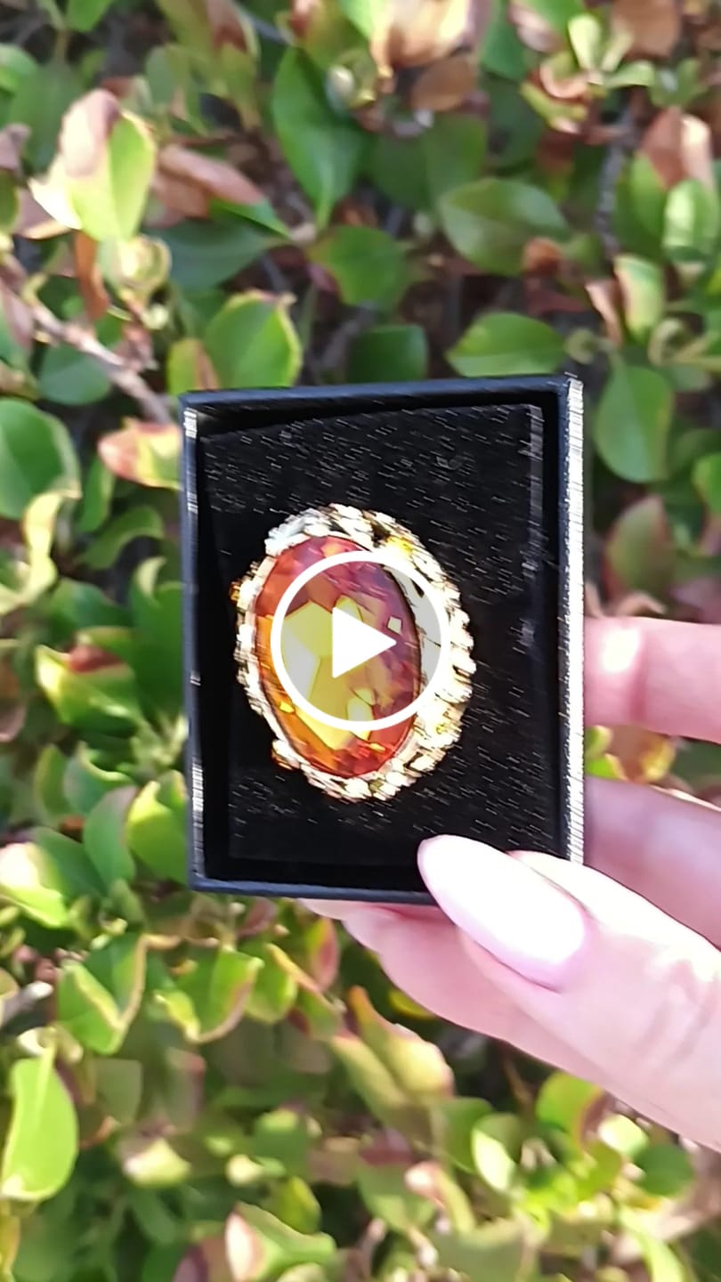 Customer video review of HEIDI DAUS® "Dare To Wear" Oversized Crystal Cocktail Statement Ring