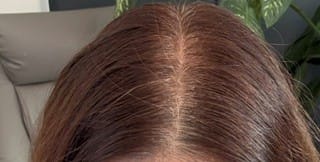Customer photo review of Instant Dye Shampoo