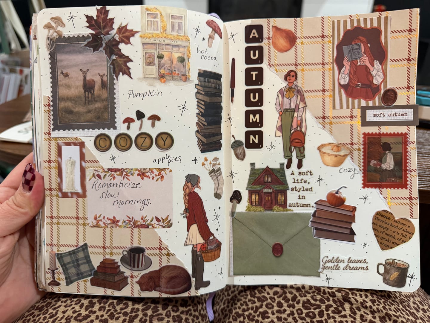 Customer photo review of Dear Autumn Sticker Book
