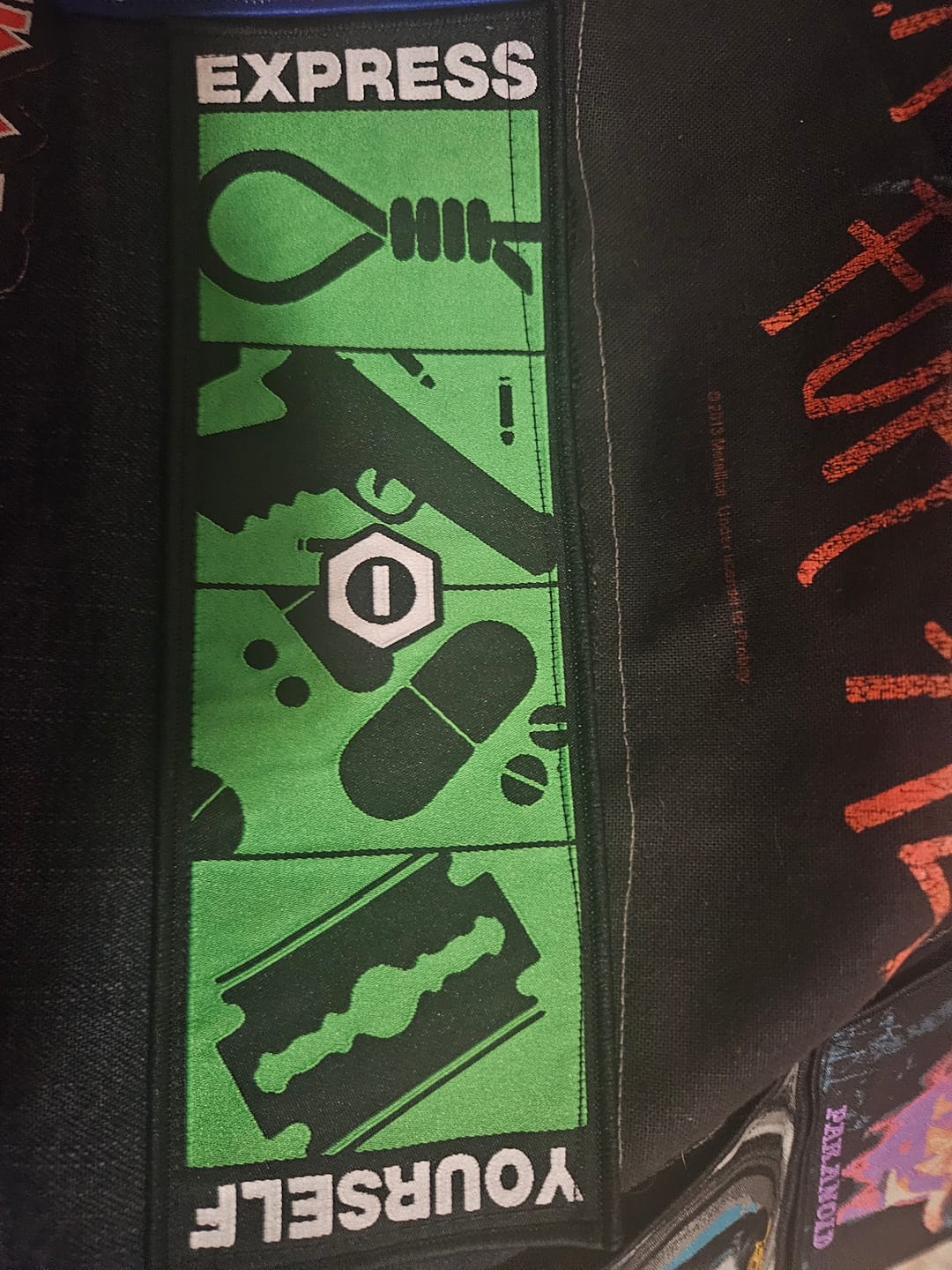 Customer photo review of Type O Negative - Express Yourself - Strip Patch