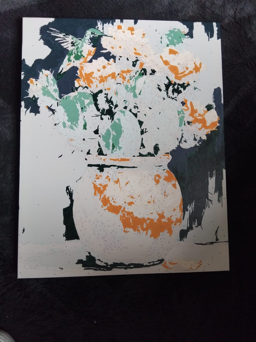 Customer photo review of Wild Nectar | Paint by Number